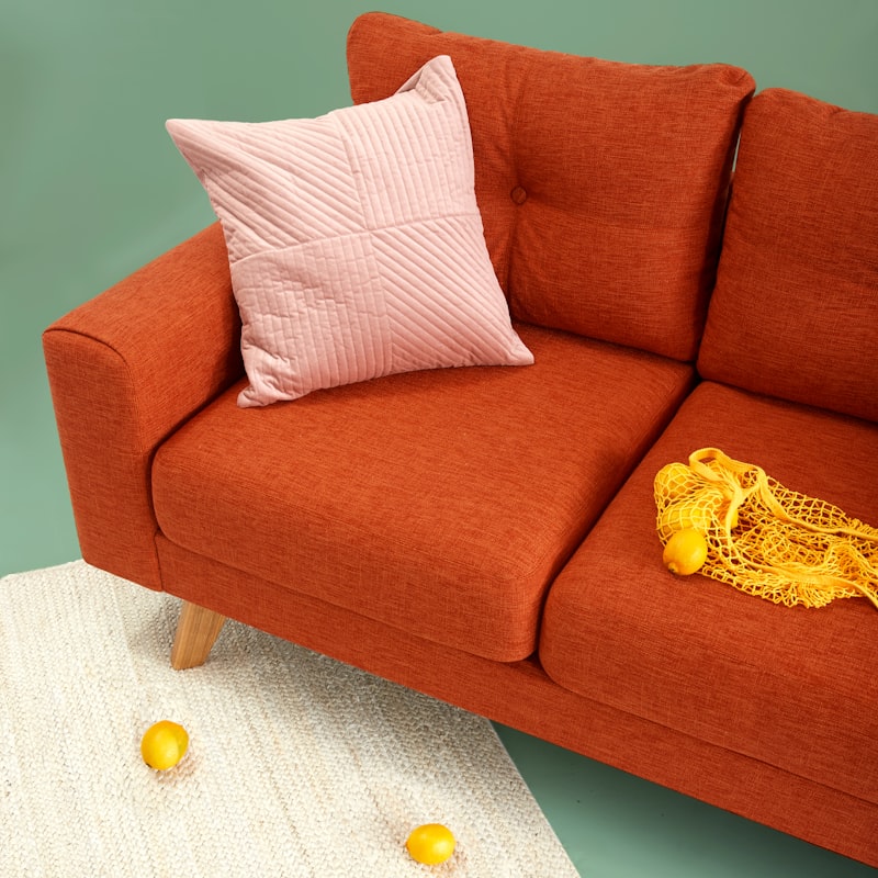 Ghế Sofa Bọc Nỉ Scandinavian Phong Cách Bắc Âu