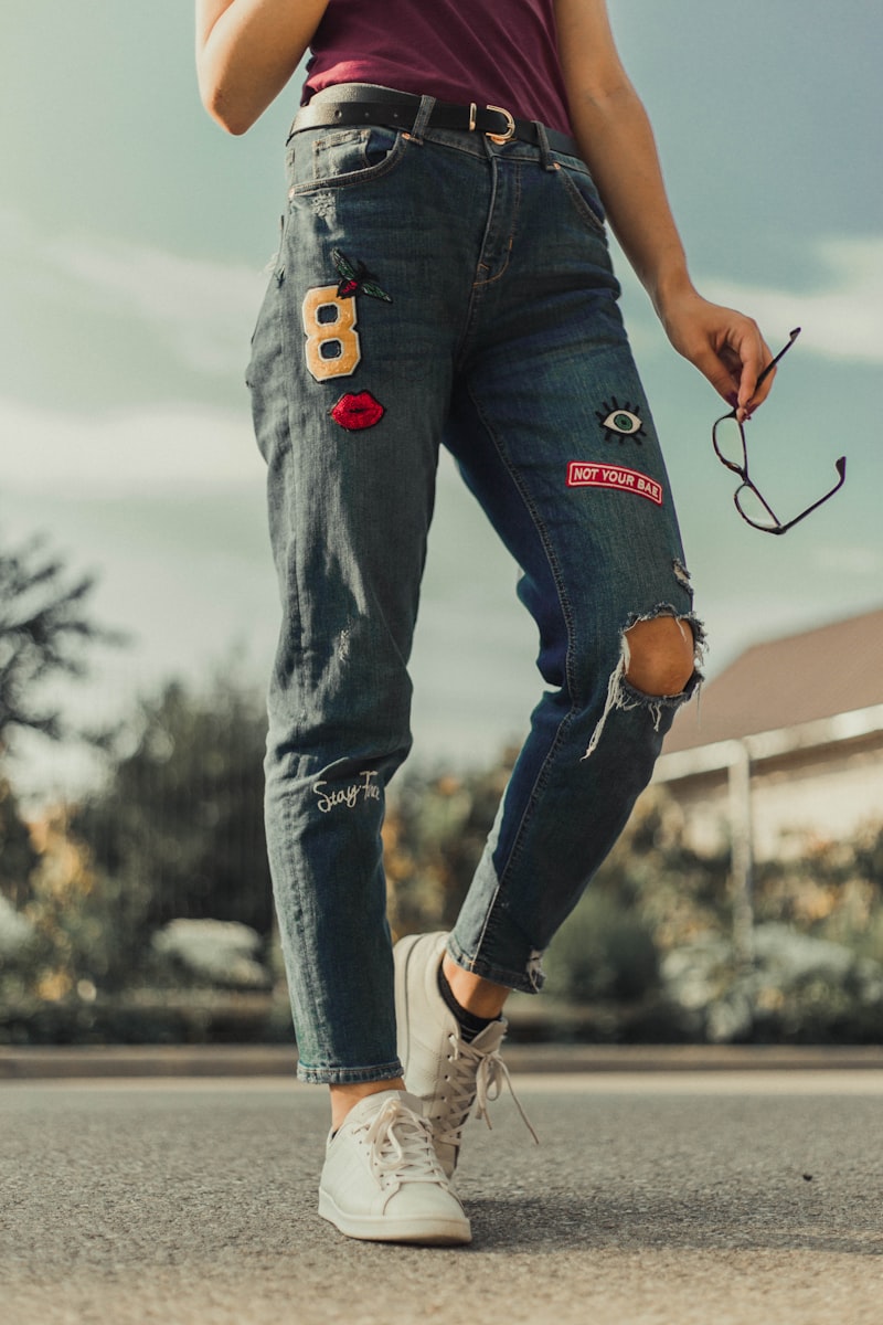 Quần Jean Nam Cotton Denim Dáng Regular Vintage